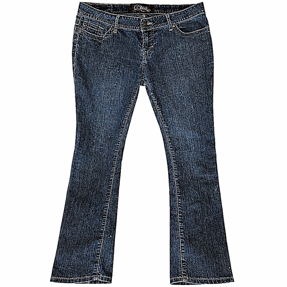 C. Pink Denim - Y2K C. Pink Medium Wash Denim Jeans Size 11 Contrast Stitch